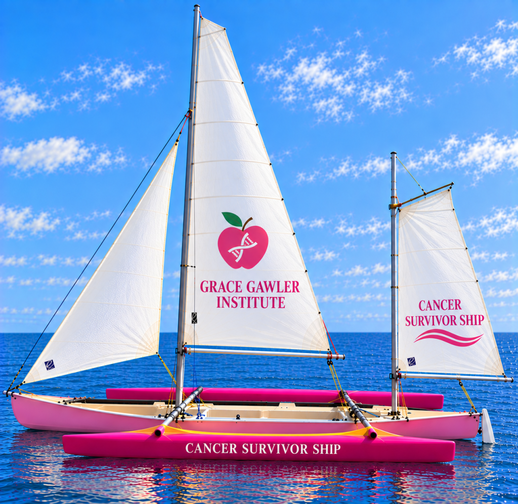 Grace Gawler Cancer Survivor Ship with Capt Pip